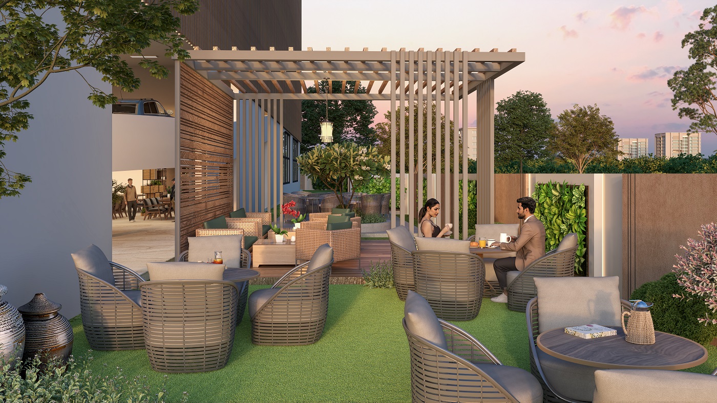 Premium work lounge